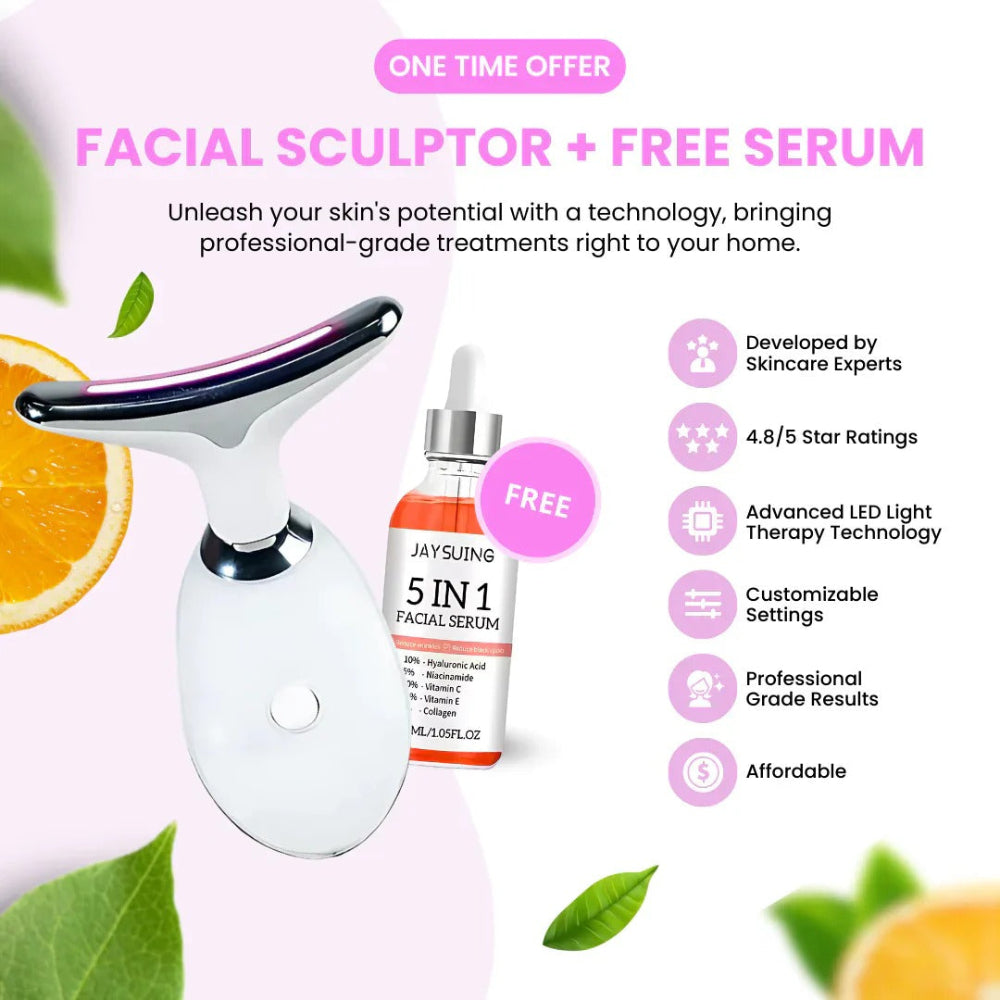 VELLORA 7-in-1 LED Facial Sculptor